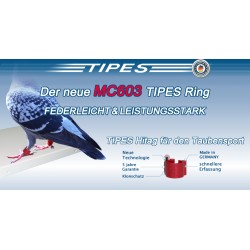 RV TIPES MC603 - Elektronischer Taubenring HITAG-S256